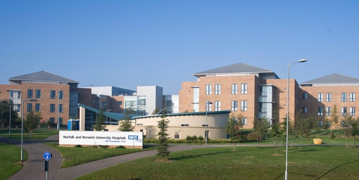 Norfolk and Norwich University Hospital buildings