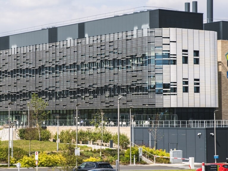 Front face of the Quadram Institute building