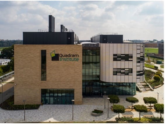 Front face of the Quadram Institute building