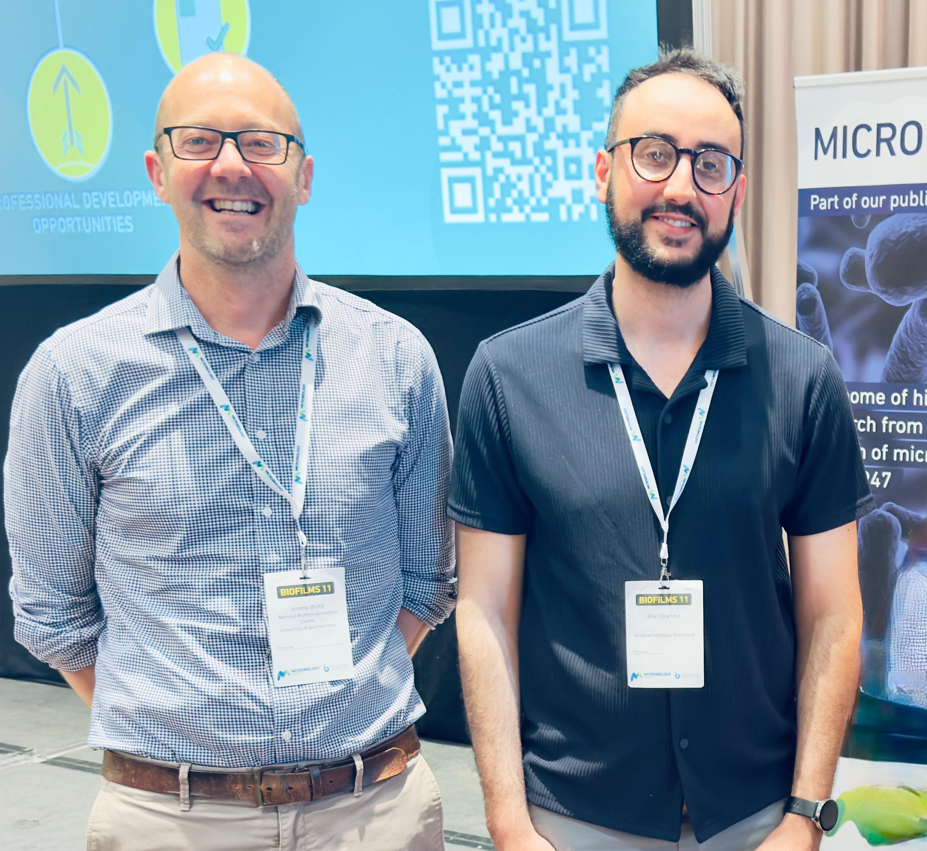 Dr Bilal Djeghout and Professor Jeremy Webb